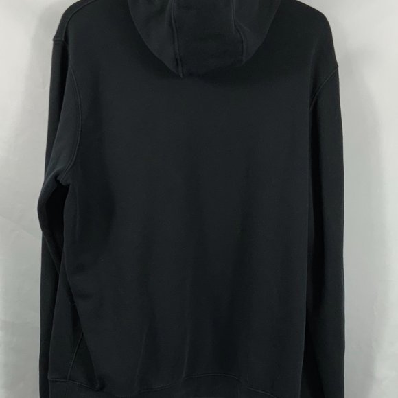 Rare! NIKE AIR UPTEMPO HOODIE JACKET Sportswear Pullover Mens Large Black Gold - Picture 3 of 7